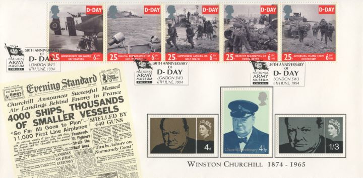 D-Day 50th Anniversary, Spirit of England Cover No.1