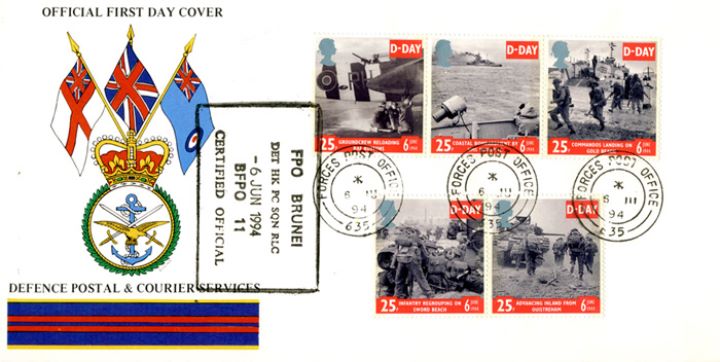 D-Day 50th Anniversary, Postal & Courier Services