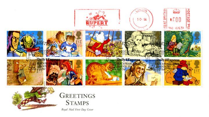 Messages (Greetings), Rupert Bear Meter Mark