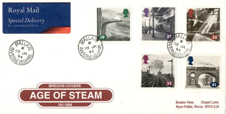 The Age of Steam, CDS postmarks