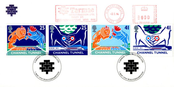 Channel Tunnel, Tarmac Construction