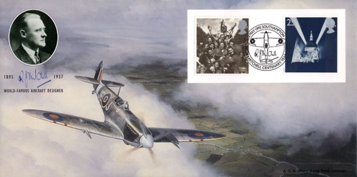 Peace and Freedom, Spitfire VE stamps