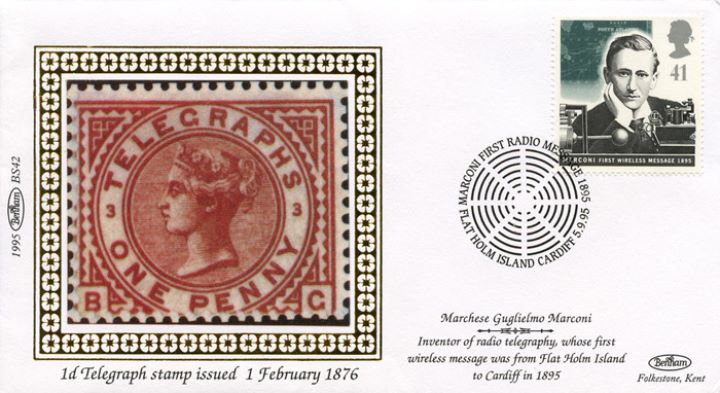 Communications, One Penny Telegraph Stamp