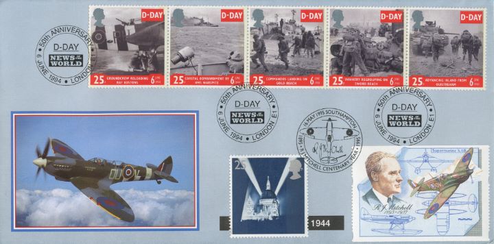 Peace and Freedom, D-Day and VE Day Double Dated Cover