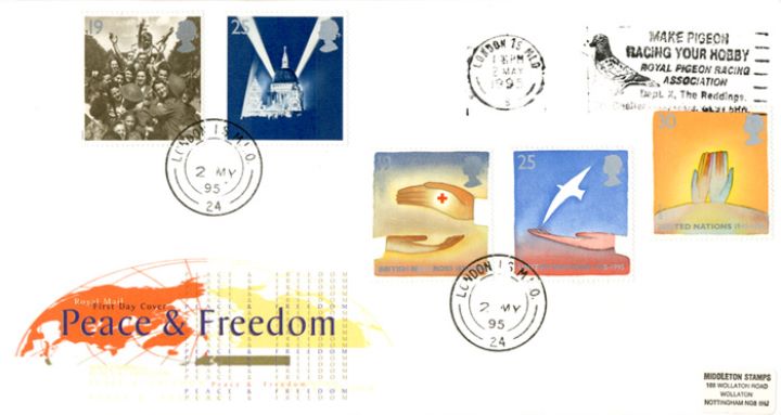 Peace and Freedom, Slogan Postmarks