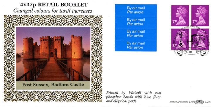 Window: New Contents: Airmail Olympics £1.48 , Bodiam Castle