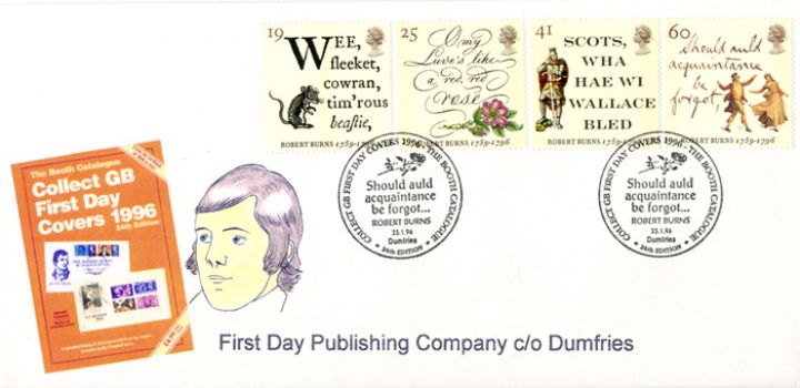 Robert Burns Bicentenary, FDC Catalogue