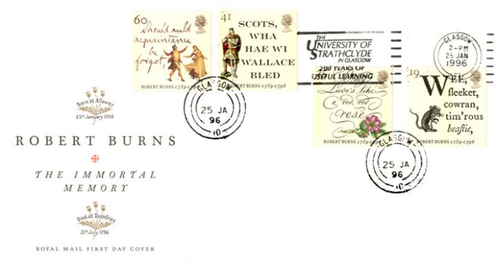 Robert Burns Bicentenary, Slogan Postmarks