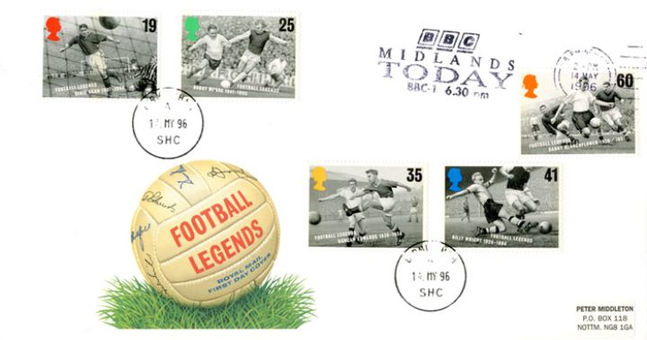 Football Legends, Slogan Postmarks