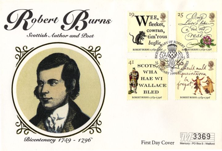 Robert Burns Bicentenary, Scottish Author and Poet