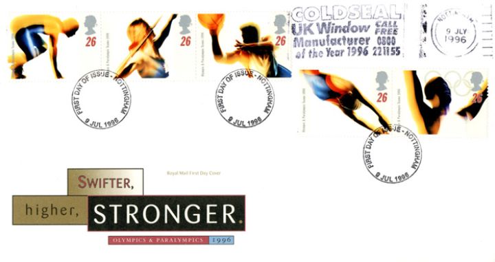 Olympic Games 1996, Slogan Postmarks