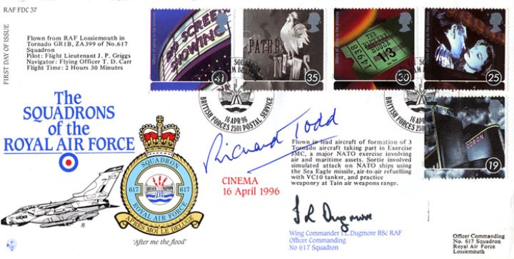 Cinema Centenary, Squadrons of the Royal Air Force