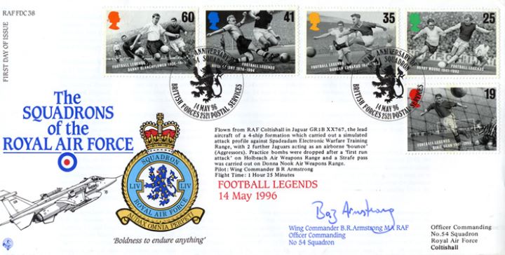 Football Legends, Squadrons of the Royal Air Force