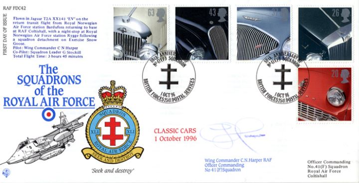 Classic Cars, Squadrons of the Royal Air Force