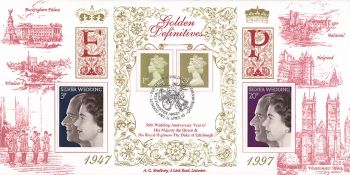 Machins (EP): Gold Definitives: 1st & 26p, Royal Residences