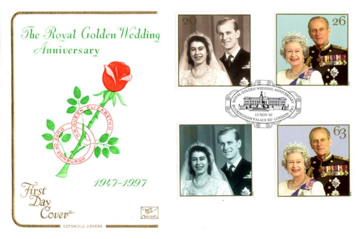 Golden Wedding, Red Rose