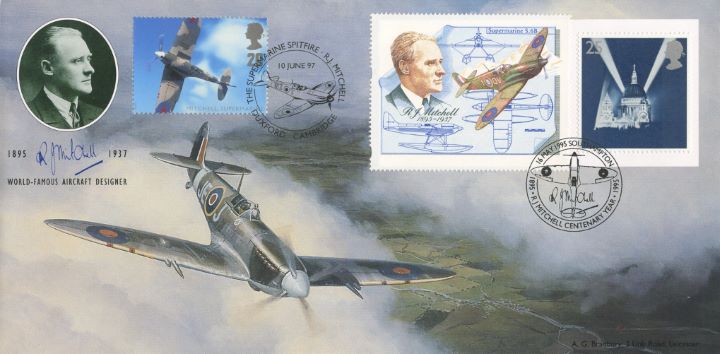 Architects of the Air, Spitfire Double Dated Cover