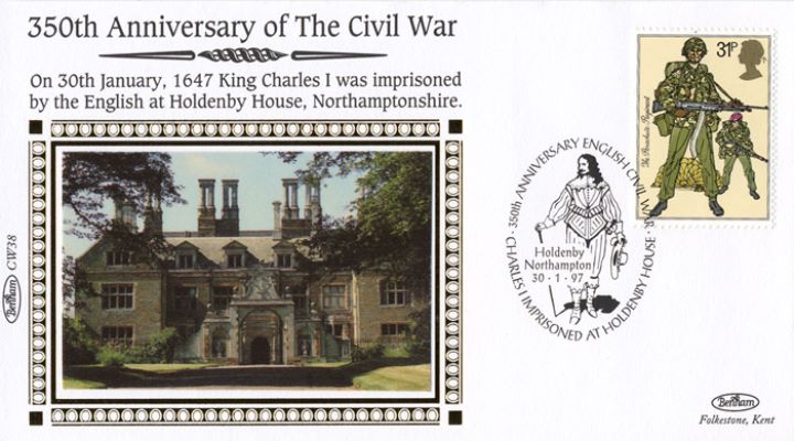 English Civil War, Charles I imprisoned at Holdenby Hall