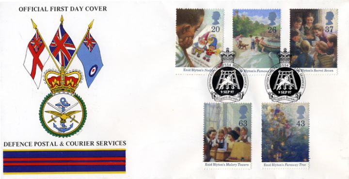 Enid Blyton, Defence Postal & Courier Services