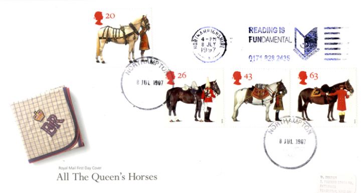 All the Queen's Horses, Slogan Postmarks