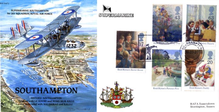 Enid Blyton, Supermarine Southampton