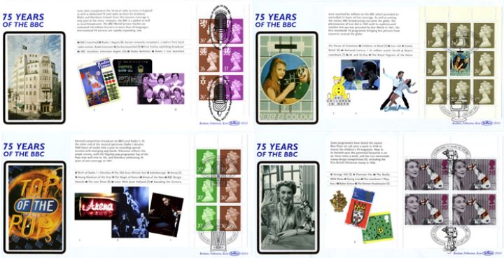 PSB: 75th Anniversary of BBC, 75 Years - Set of 4