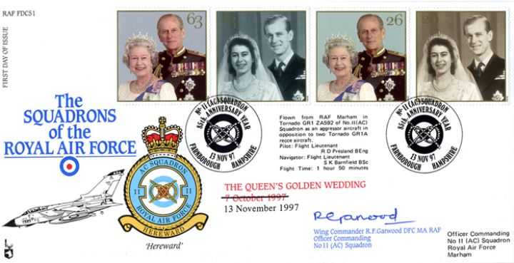 Golden Wedding, Squadrons of the Royal Air Force