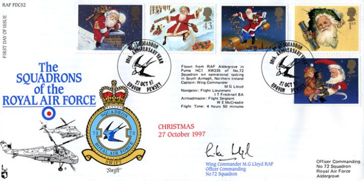 Christmas 1997, Squadrons of the Royal Air Force