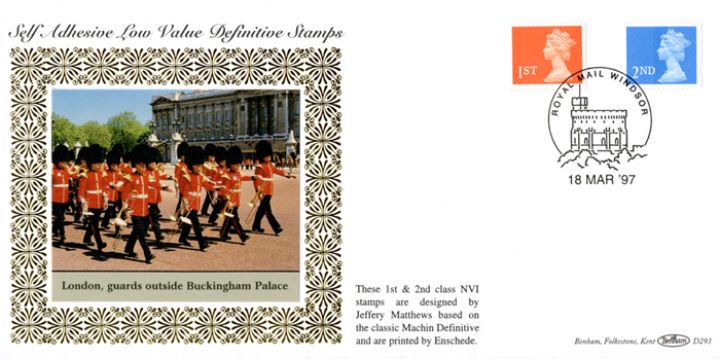 Machins (EP): Self Adhesives: 1st & 2nd , Guards - Buckingham Palace