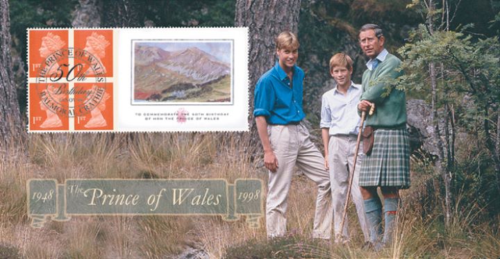 Window: Prince of Wales Paintings, Charles with William & Harry