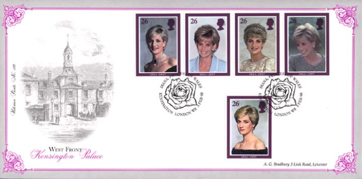 Diana, Princess of Wales, Kensington Palace Cover