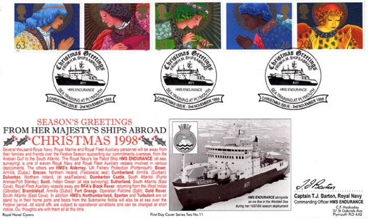 Christmas 1998, Season's Greetings from HM Ships Abroad