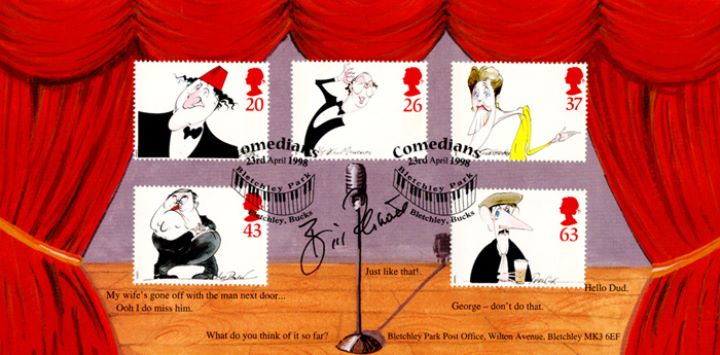 Comedians, Stamps on Stage