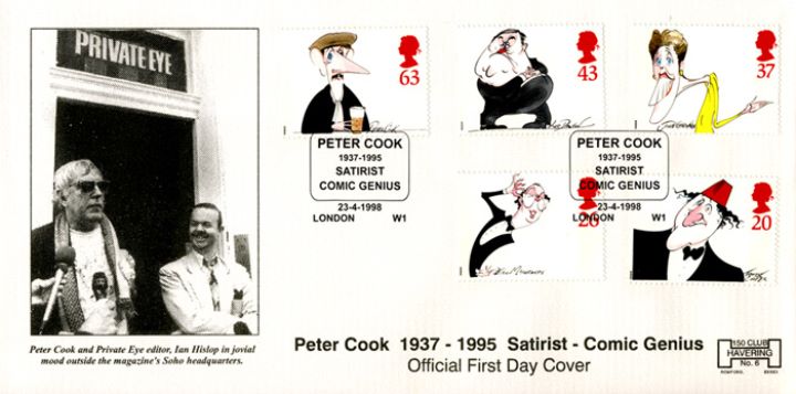 Comedians, Peter Cook & Ian Hislop