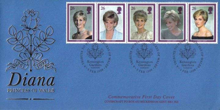 Diana, Princess of Wales, Rose in Silver Foil