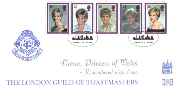 Diana, Princess of Wales, Guild of Toastmasters