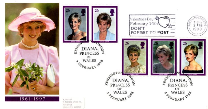 Diana, Princess of Wales, Valentine's Day