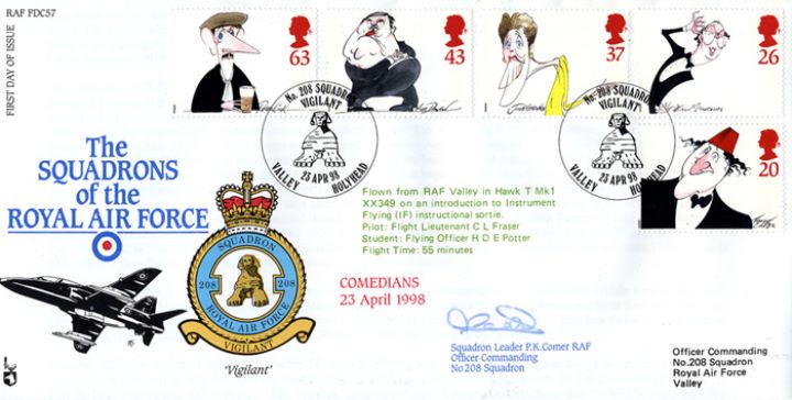 Comedians, Squadrons of the Royal Air Force