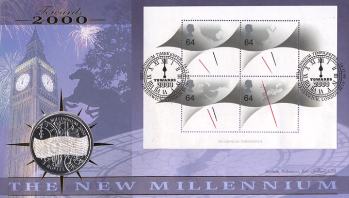 Millennium Timekeeper: Miniature Sheet, Towards 2000