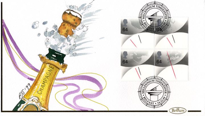 Millennium Timekeeper: Miniature Sheet, Champagne