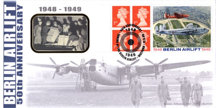 Window: Berlin Airlift, York Transport Plane and Crew