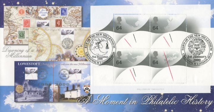 Eve and Dawn of new Millennium, A Moment in Philatelic History