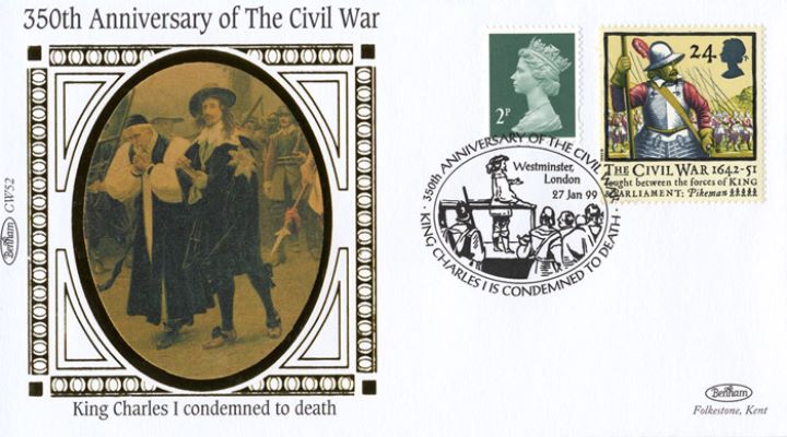 English Civil War, Charles I condemned to death