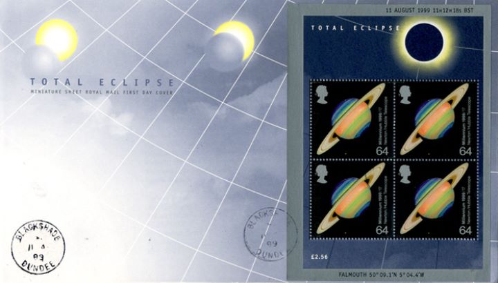 Solar Eclipse: Miniature Sheet, CDS Postmarks