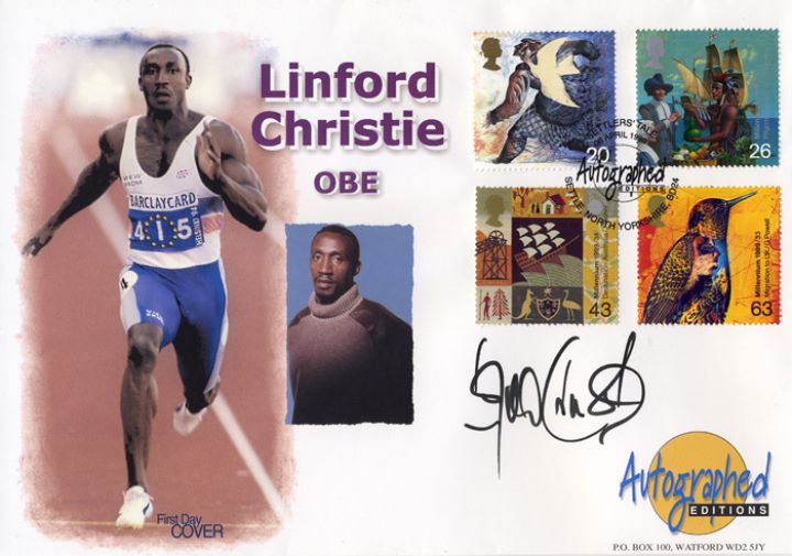 Settlers' Tale, Linford Christie, OBE