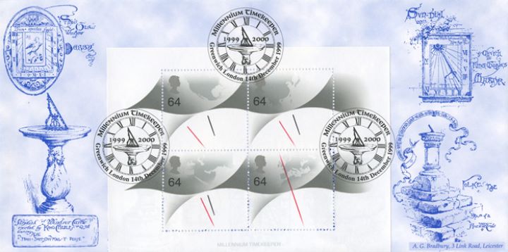 Millennium Timekeeper: Miniature Sheet, Sundials