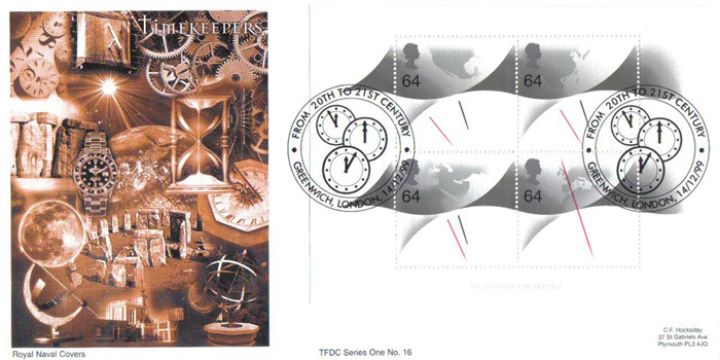 Millennium Timekeeper: Miniature Sheet, Timekeepers