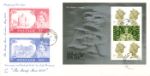 Queen's Stamps: Miniature Sheet
Caernarfon & Edinburgh Castles on stamps