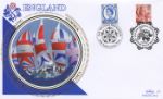 England (white borders) 2nd, 1st, E, 68p
Summer Sailing around Isle of Wight