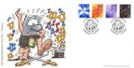 Scotland (white borders) 2nd, 1st, E, 68p
Highland Fling
Producer: Steve Oliver
Series: Phil Stamp Definitives (3)